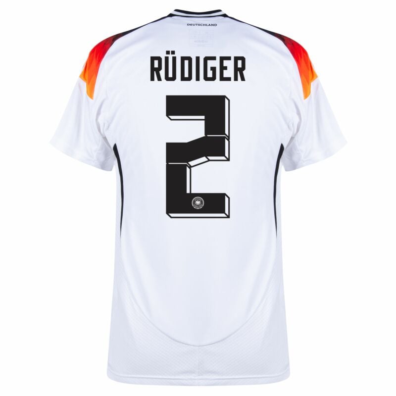 Maillot Allemagne Domicile 2024 2025 Rudiger (3)