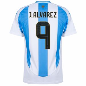 Argentina Home Jersey 2024 2025 Alvarez (3)
