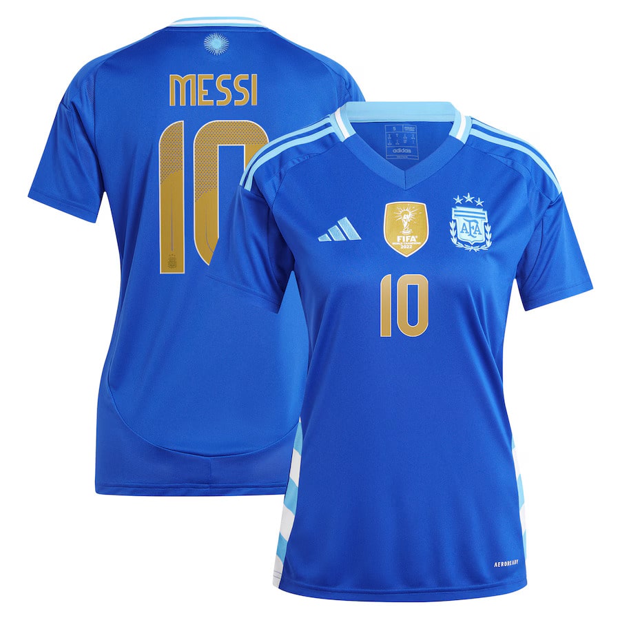 Maillot Argentine Exterieur 2024 2025 Messi Femme (1)