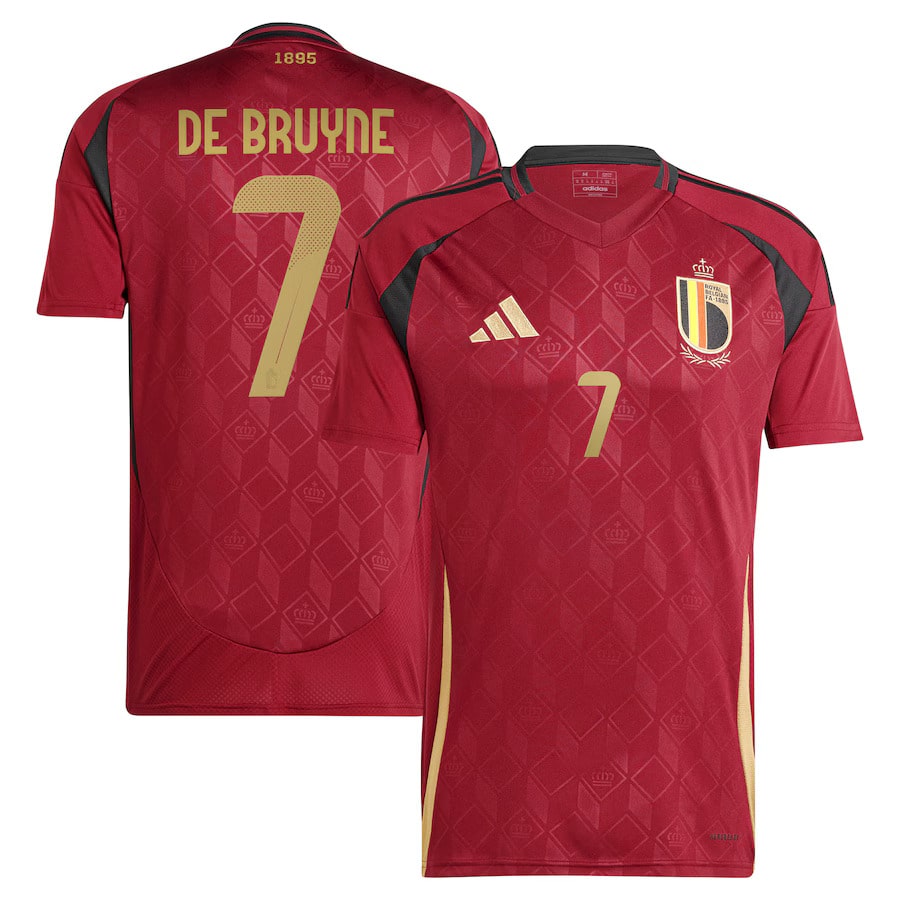 Maillot Belgique Domicile Euro 2024 De Bruyne (1)