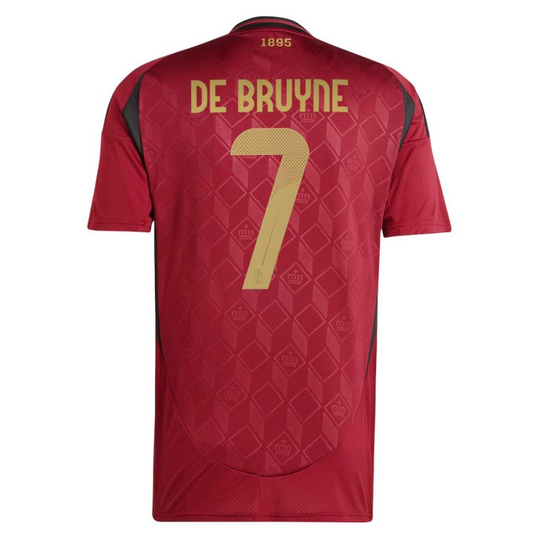 Belgium Home Euro 2024 De Bruyne Jersey (3)