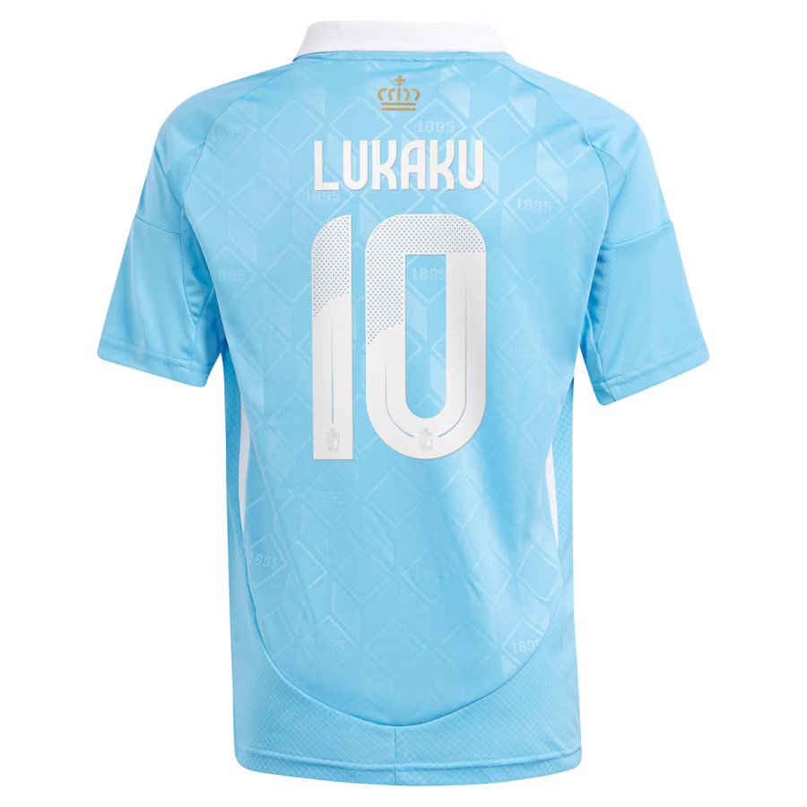 Maillot Belgique Enfant Exterieur Euro 2024 Lukaku (3)