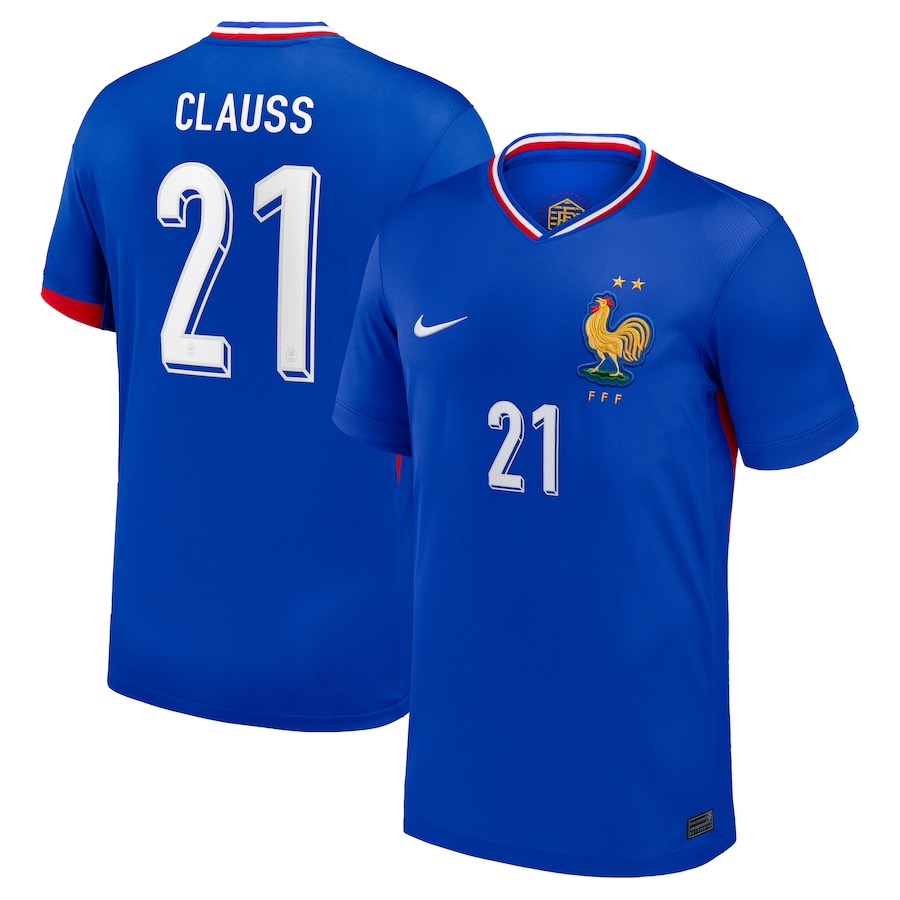 Maillot Equipe de France Domicile Euro 2024 Clauss (1)