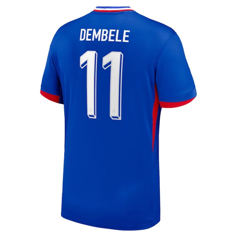 Maillot Equipe de France Domicile Euro 2024 Dembelé (3)