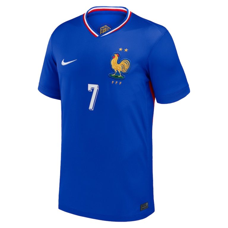 France Home Team Euro 2024 Griezmann Jersey (2)