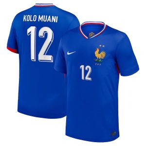 French Home Team Euro 2024 Kolo Muani Jersey (1)