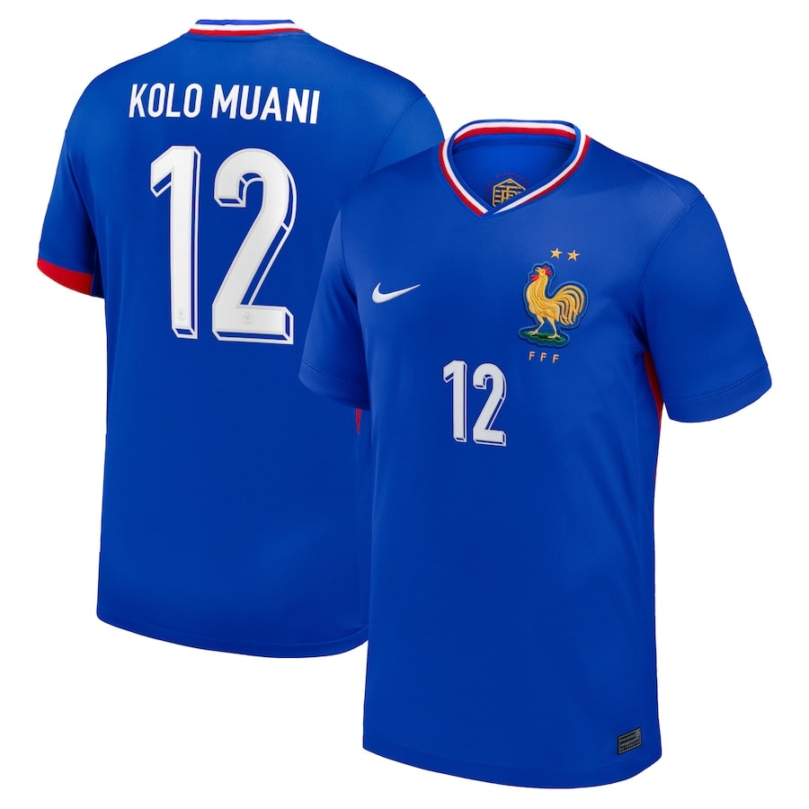 Maillot Equipe de France Domicile 2024 2025 Kolo Muani