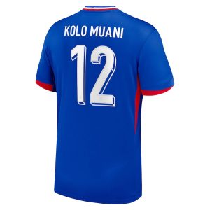 Maillot Equipe de France Domicile Euro 2024 Kolo Muani (3)