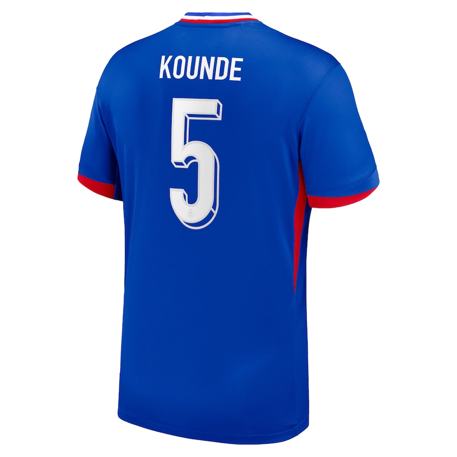 Maillot Equipe de France Domicile Euro 2024 Kounde (3)