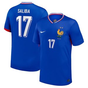 Maillot Equipe de France Domicile Euro 2024 Saliba (1)