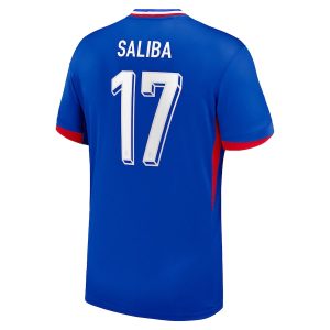 Maillot Equipe de France Domicile Euro 2024 Saliba (3)