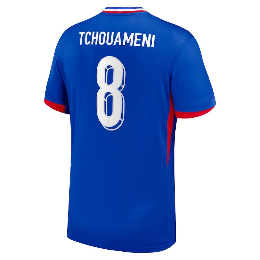Maillot Equipe de France Domicile Euro 2024 Tchouameni (3)