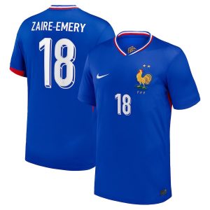Maillot Equipe de France Domicile Euro 2024 Zaire-Emery (1)