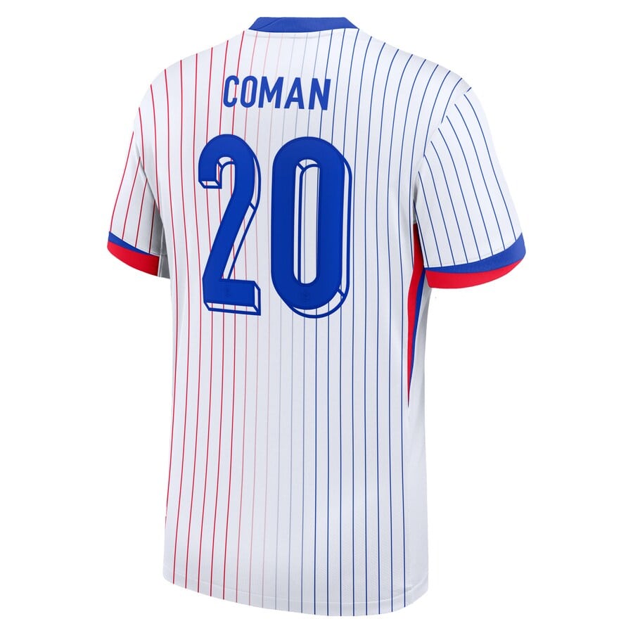 Maillot Equipe de France Exterieur Euro 2024 Coman (3)