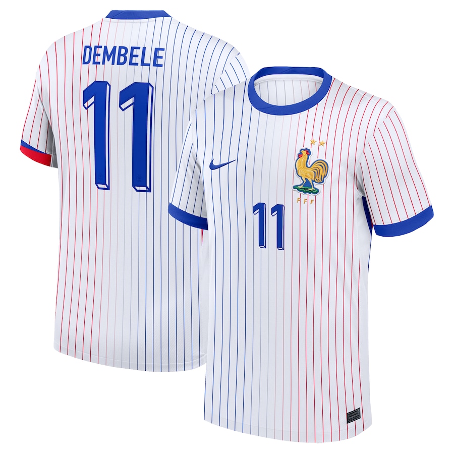 Maillot Equipe de France Exterieur Euro 2024 Dembelé (1)