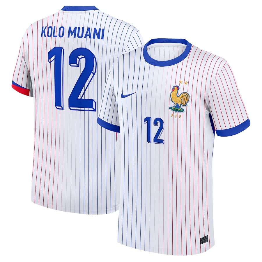 Maillot Equipe de France Exterieur 2024 2025 Kolo Muani