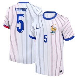 French National Team Away Euro 2024 Kounde Jersey (1)