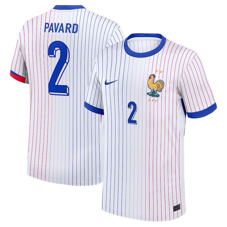 Maillot Equipe de France Exterieur Euro 2024 Pavard (1)