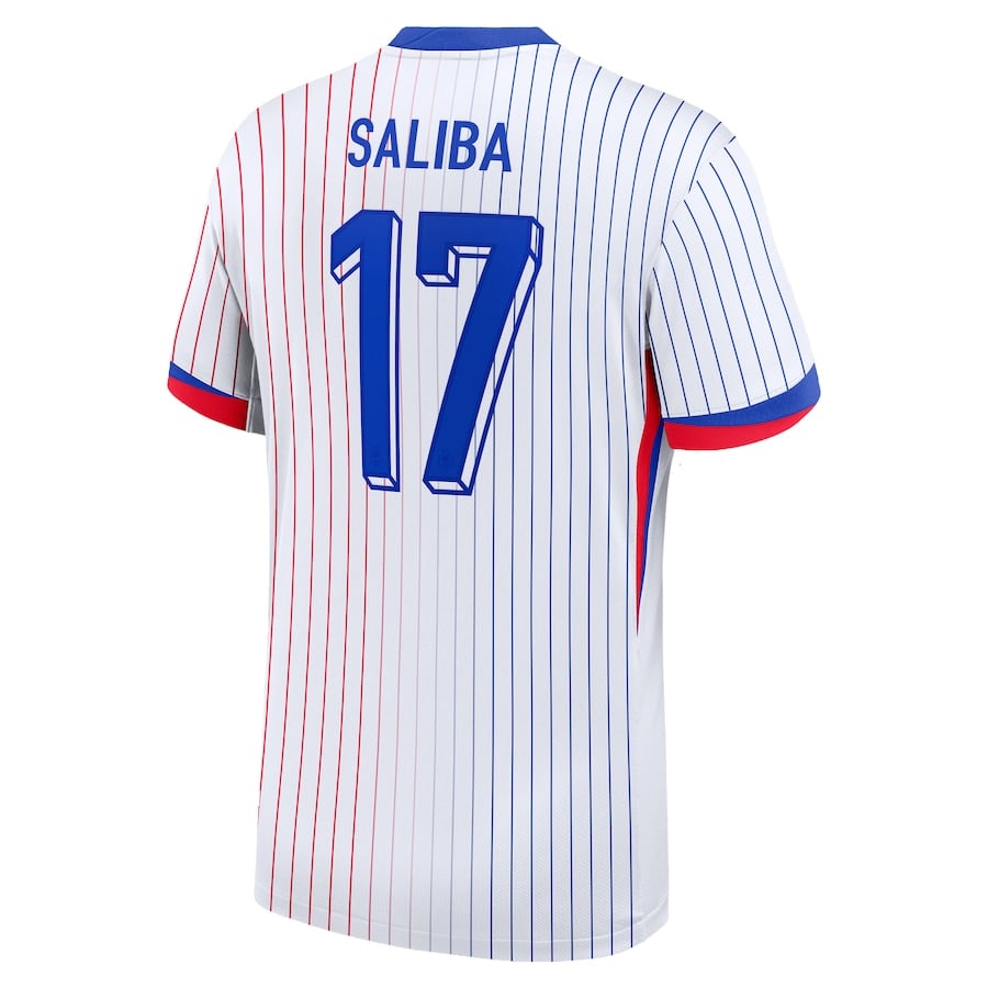 Maillot Equipe de France Exterieur Euro 2024 Saliba (3)