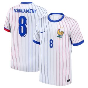 French Team Away Euro 2024 Tchouameni Jersey (1)