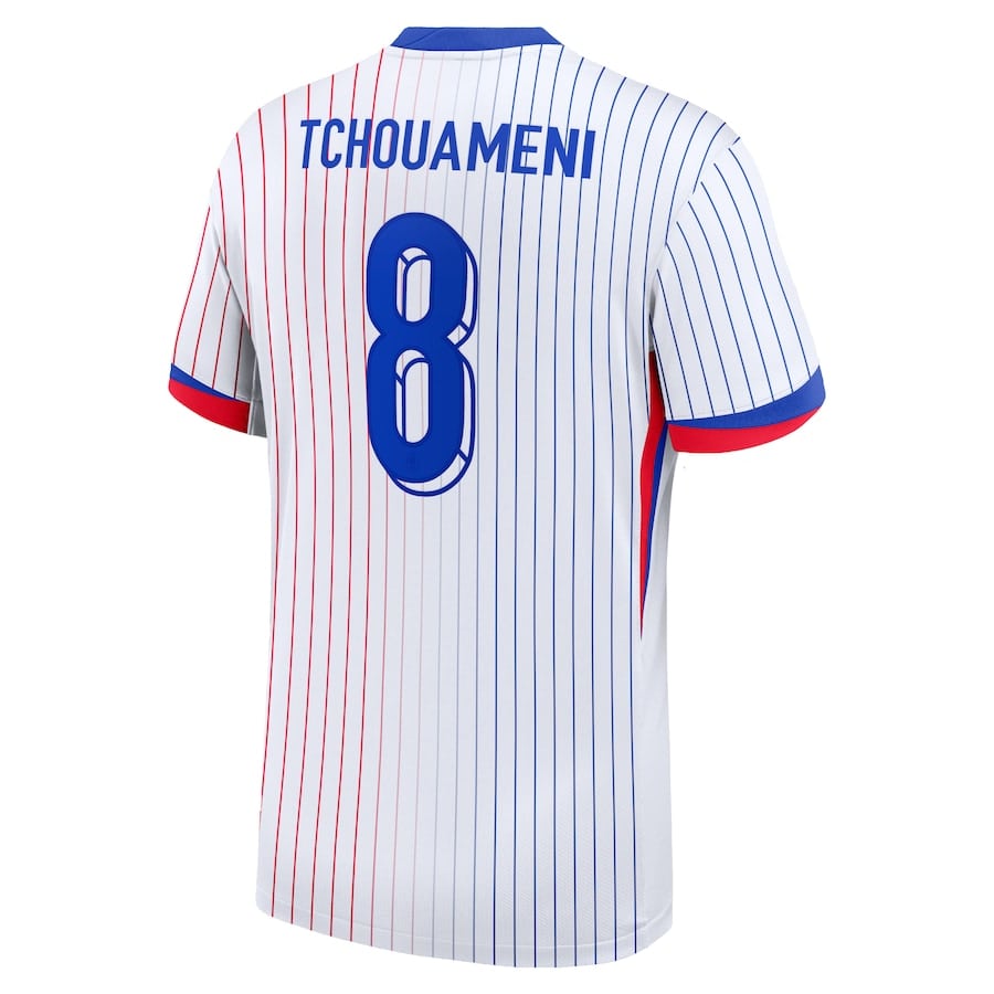 Maillot Equipe de France Exterieur Euro 2024 Tchouameni (3)