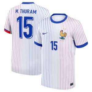 French National Team Away Euro 2024 Thuram Jersey (1)