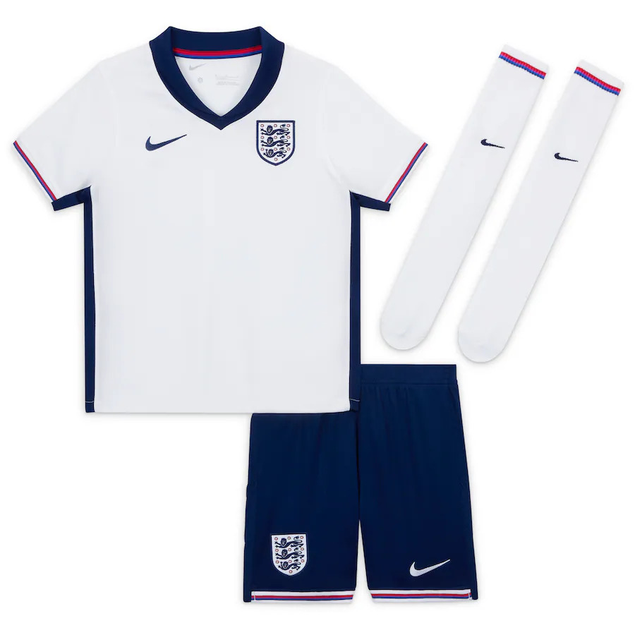 Maillot Kit Enfant Angleterre Domicile Euro 2024 (2)