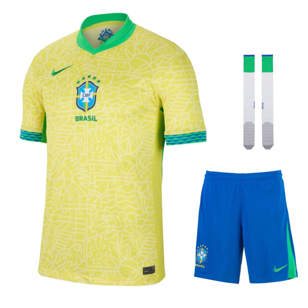 Maillot Kit Enfant Bresil Domicile 2024 2025 OK