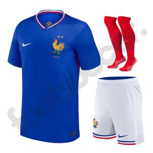 Children's French Team Home Kit Jersey Euro 2024