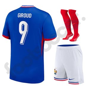 France Euro 2024 Giroud Team Children's Kit Jersey