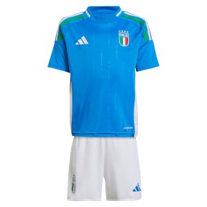 Italy Home Euro 2024 Kids' Kit Jersey (4)
