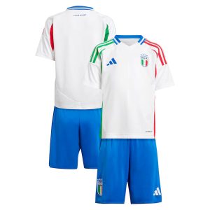 Italy Away Euro 2024 Kids' Kit Jersey (1)
