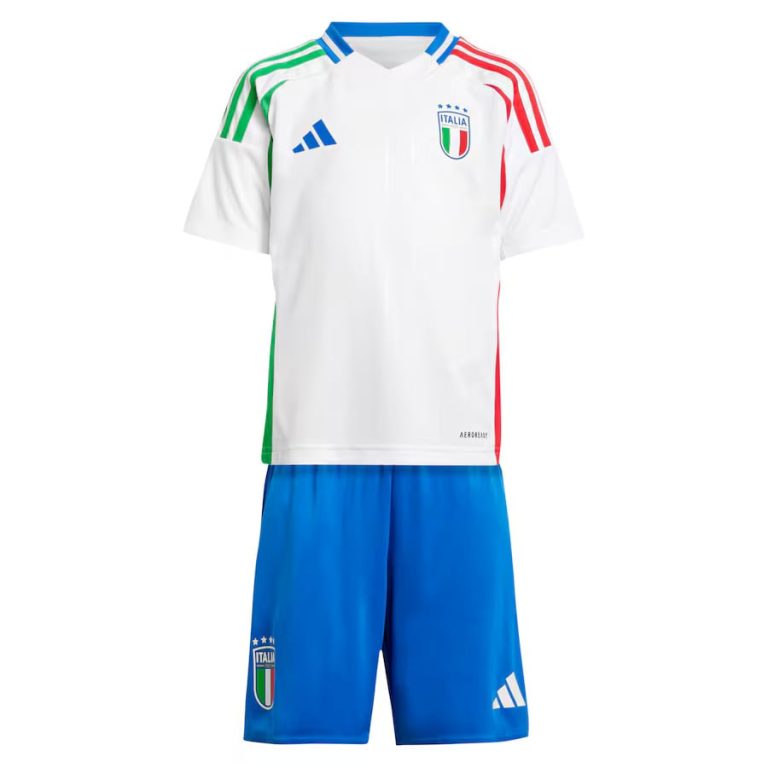 Italy Away Euro 2024 Kids' Kit Jersey (2)