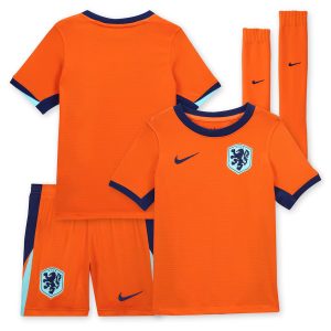 Netherlands Children's Home Kit Euro 2024 Jersey (1)