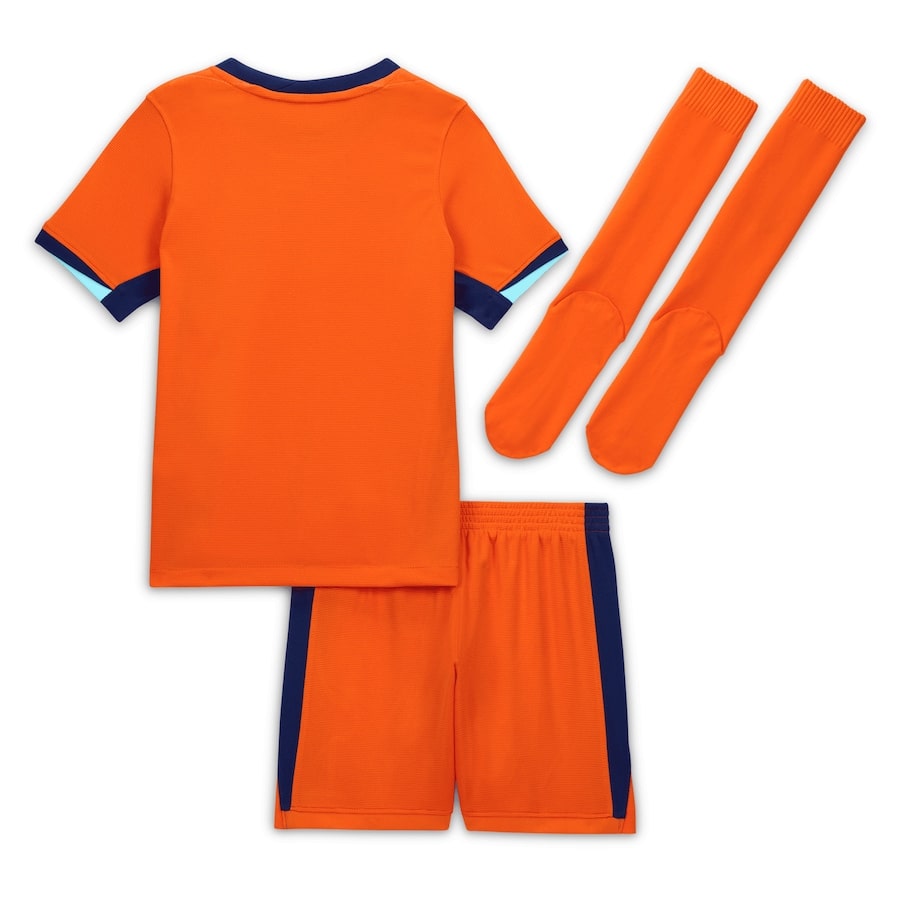 Maillot Kit Enfant Pays Bas Domicile Euro 2024 (3)