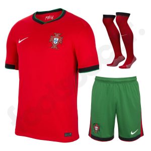 Portugal Children's Home Kit Euro 2024 Jersey