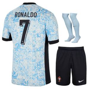 Maillot Kit Enfant Portugal Exterieur Euro 2024 Ronaldo