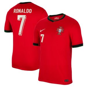 Portugal Home Euro 2024 Ronaldo Jersey (1)