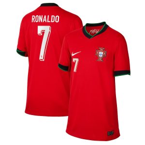 Maillot Portugal Domicile Euro 2024 Ronaldo Enfant (1)