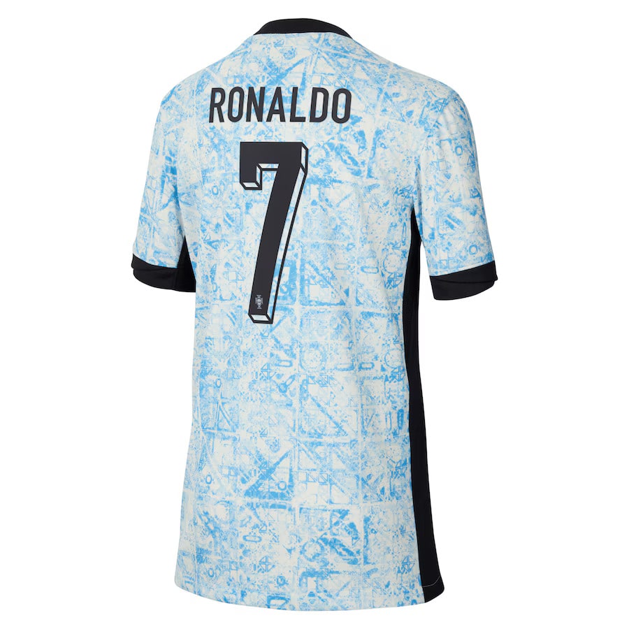Maillot Portugal Exterieur Euro 2024 Ronaldo Enfant (3)