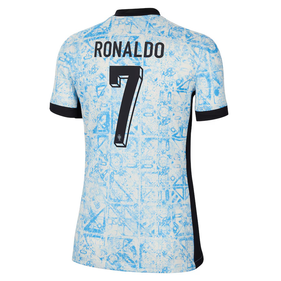 Maillot Portugal Exterieur Euro 2024 Ronaldo Femme (3)