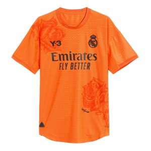 Real Madrid Jersey 2023 2024 Fourth Yamamoto Orange (1)