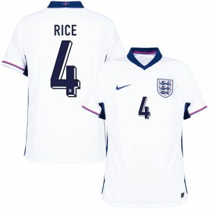 England Home Euro 2024 Jersey Rice (1)