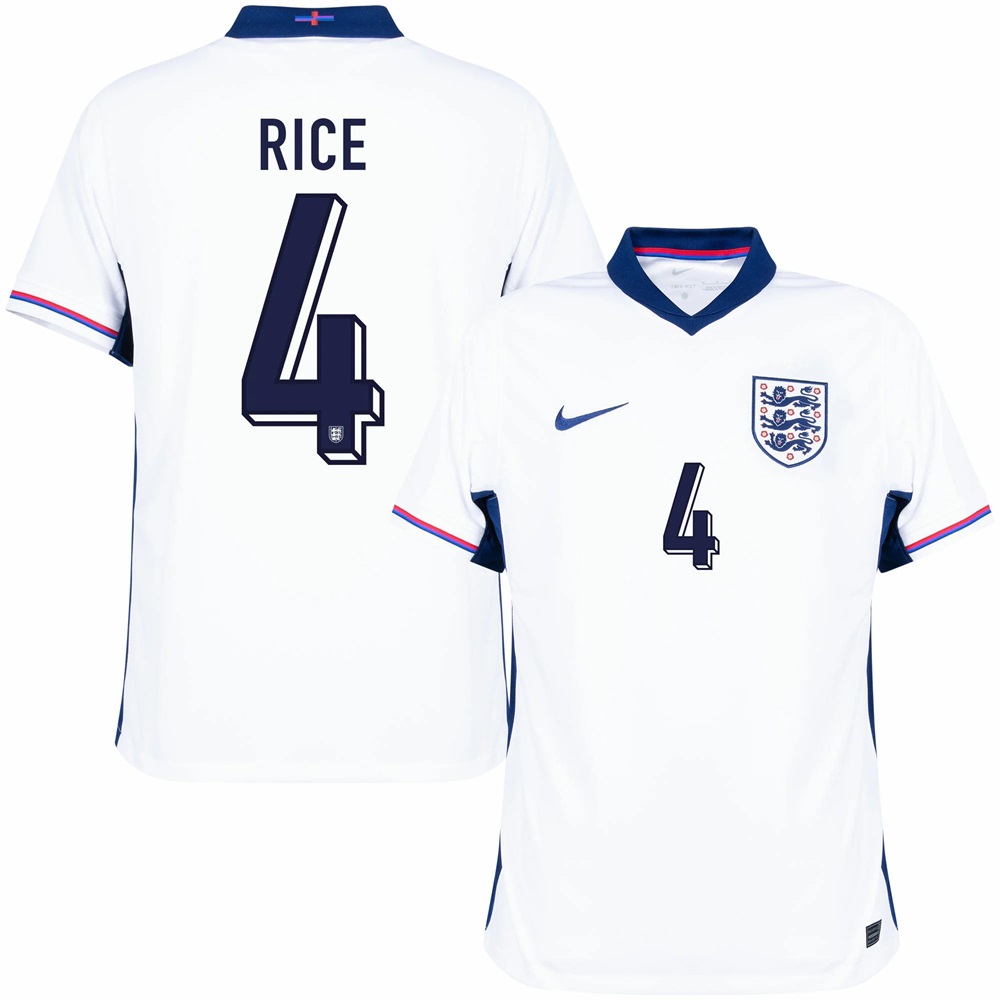 Maillot Angleterre Domicile Euro 2024 Rice (1)