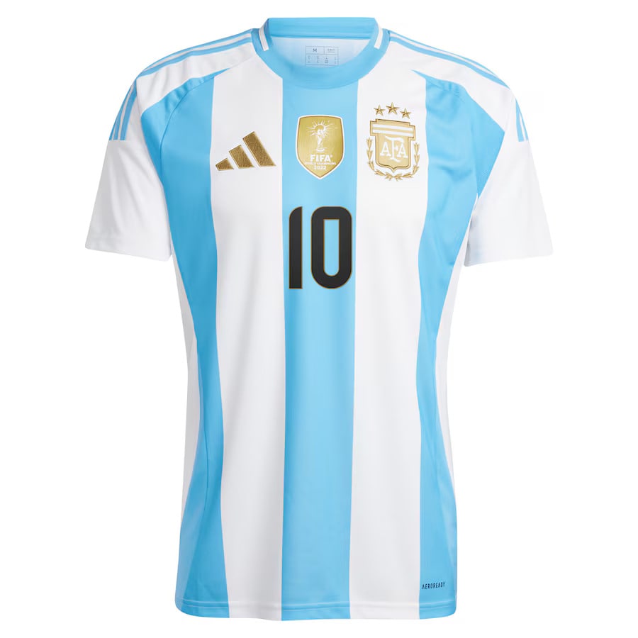 Lionel Messi Argentina Copa America Champions Match fashion Home Soccer Jersey 2022-2023