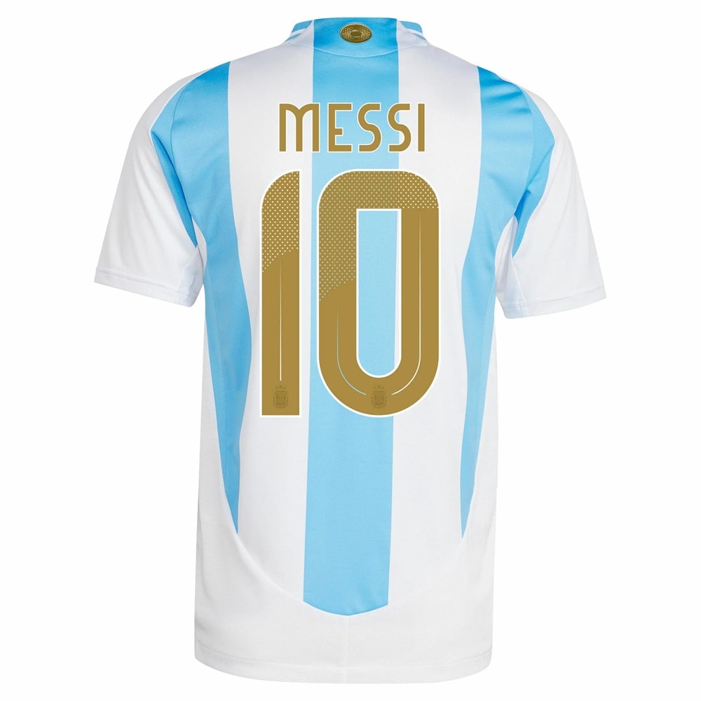 Maillot Argentine Domicile 2024 2025 Messi Gold (2)
