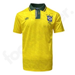 Brazil 1991 Home Retro Vintage Jersey (1)