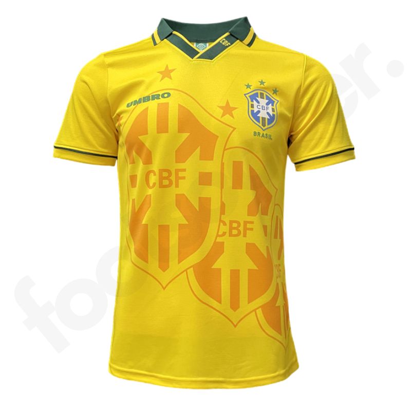 Maillot Bresil 1994 Domicile Retro Vintage (1)