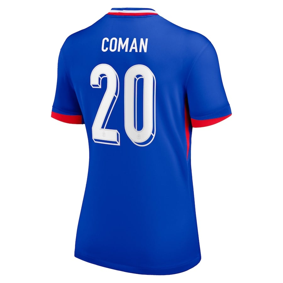 Maillot Equipe de France Femme Domicile Euro 2024 Coman (3)