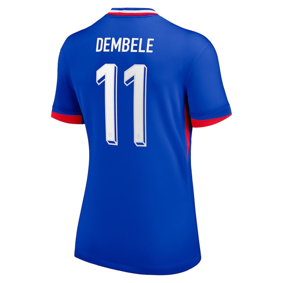Maillot Equipe de France Femme Domicile Euro 2024 Dembele (3)